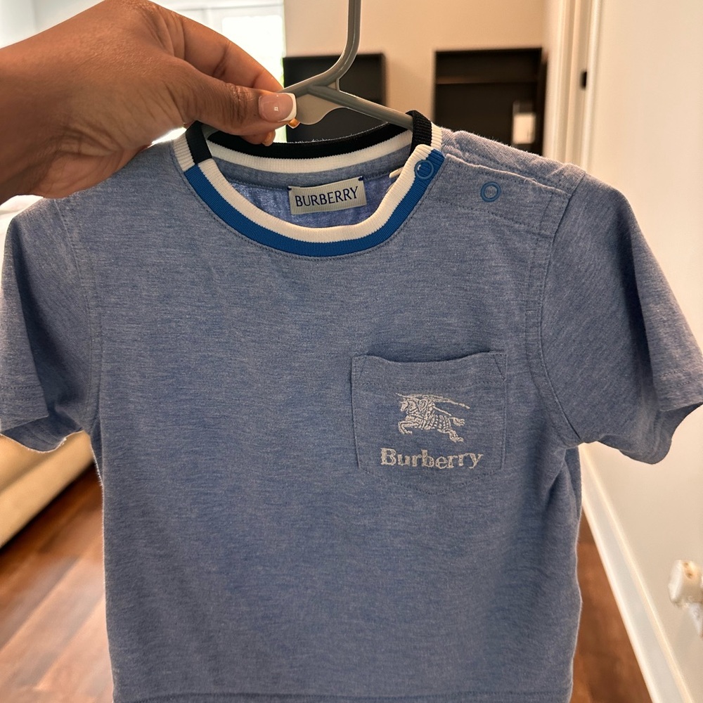 Burberry Kids Blue T-Shirt